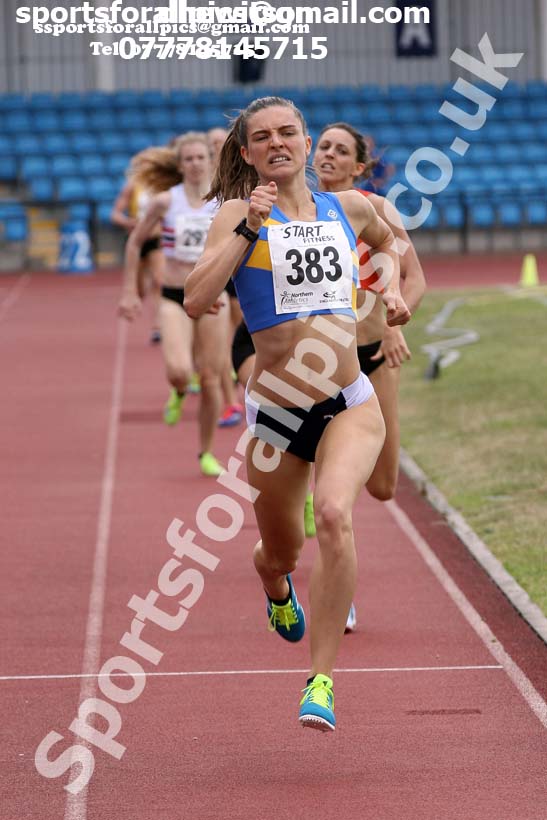 Senior womens 800 metres, Northern Senior and Under-20s Champs., Sports City, Manchester. Photo: David T. Hewitson/Sports for All Pics